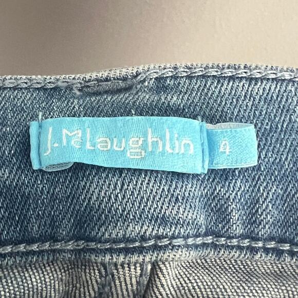 J.McLaughlin Women’s 4 Ankle Jeans Stretch Denim Slim Preppy Classic Retro‎ Chic - Picture 4 of 11